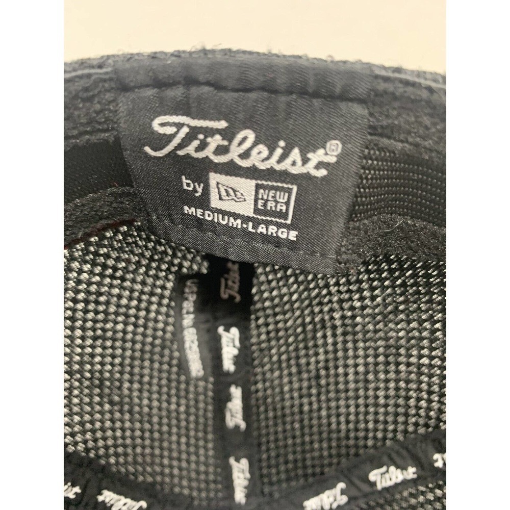 Titleist Foot Joy by New Era Men’s Pro V 1 Golf Cap Hat Black Medium/Large - Picture 7 of 8